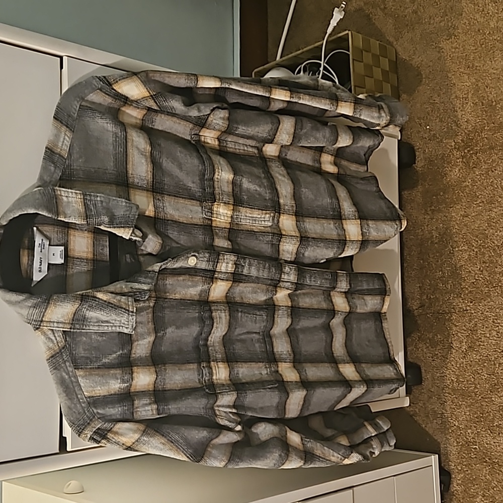 Old navy, the boyfriend shirt plaid.